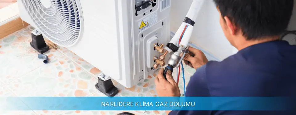 Narlıdere İlçemi Midea Klima Gaz Dolumu
